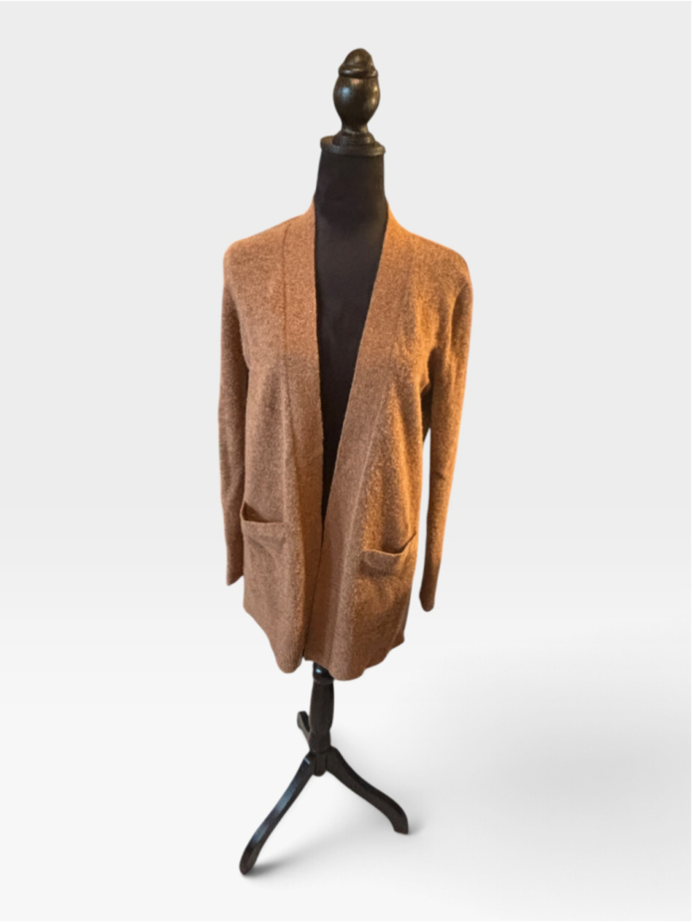 Banana Republic Brown Open Front Cardigan with Pockets - Size XS